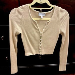 & other stories cropped cardigan